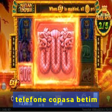 telefone copasa betim